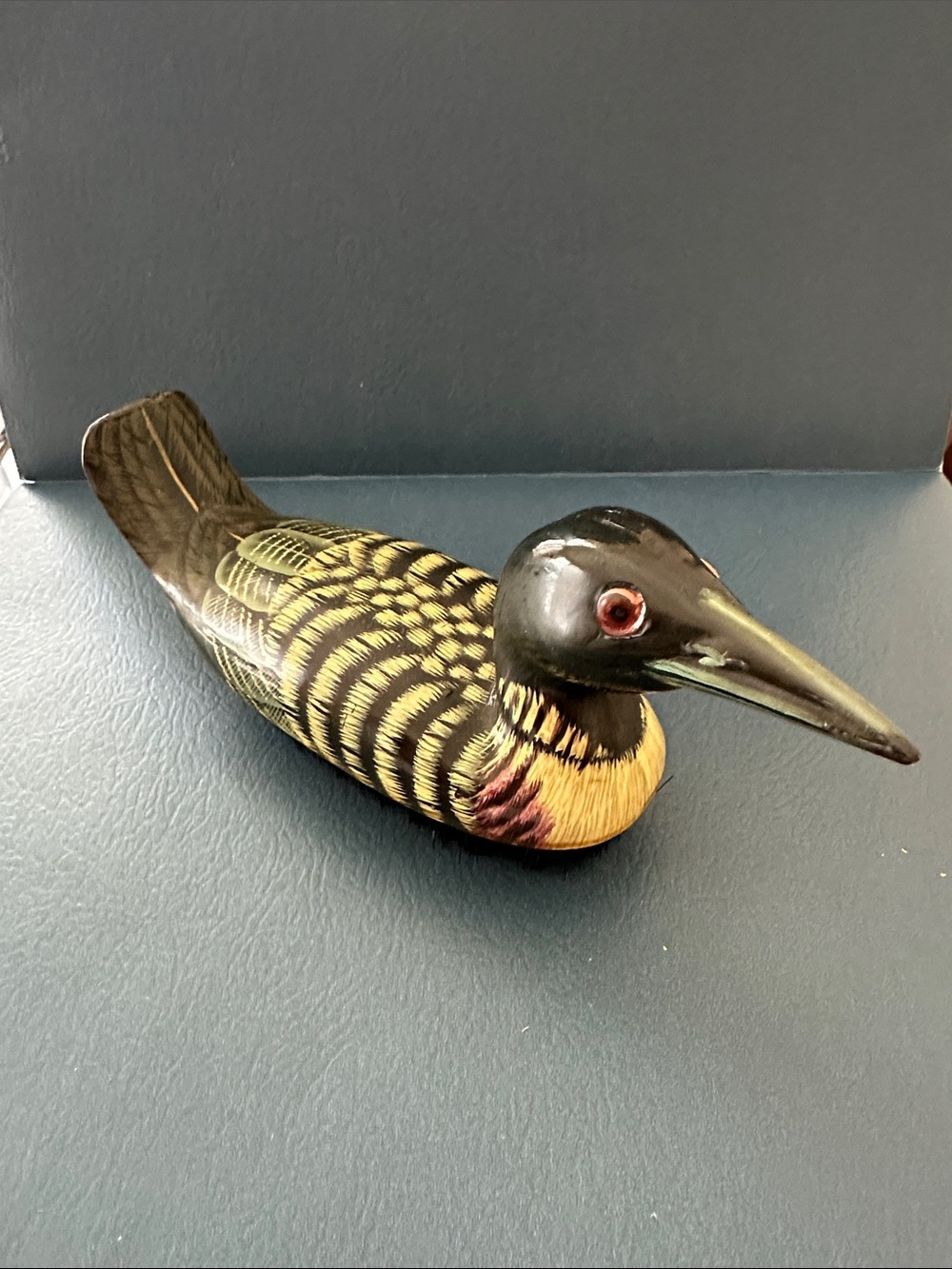 Vintage Hand Painted Duck Brush - NEW